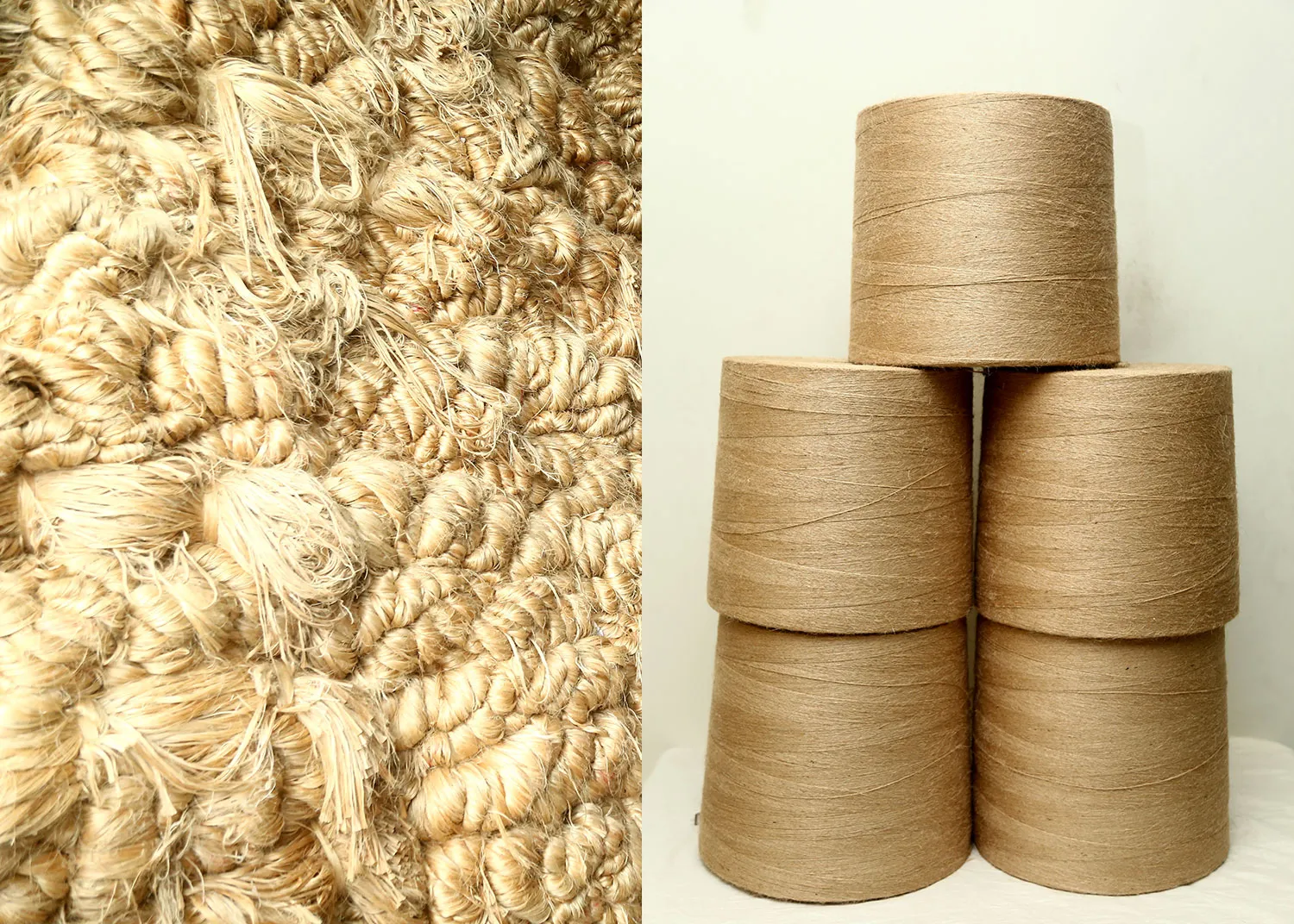 Raw jute fiber, the Golden Fiber of Bangladesh