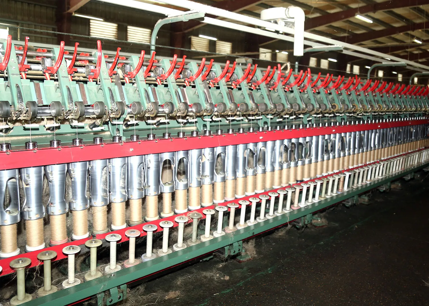 Jute fiber rolls, detail view, Bangladesh